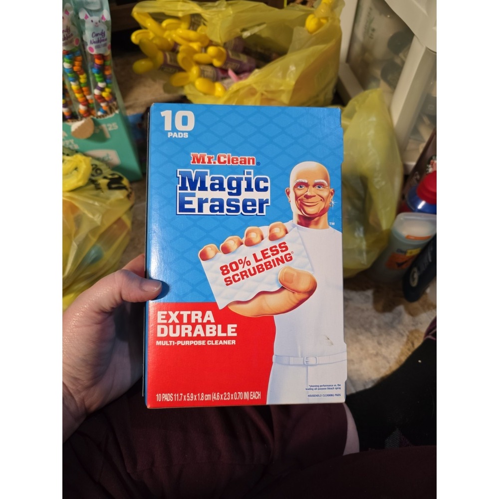 Mr. Clean Magic Eraser Extra Durable Multi-Purpose Cleaner Sponge 10 Pads New